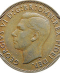 1952 Half Penny George VI Coin
