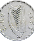 1958 Ireland 6 Pingin / 1 Reul Coin