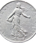 1960 One Franc France Coin