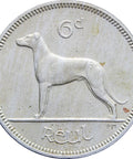 1962 Ireland 6 Pingin / 1 Reul Coin