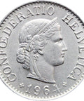 1964 10 Rappen Switzerland Coin