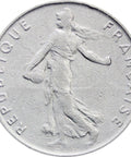 1965 Half Franc France Coin