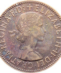 1965 Half Penny Elizabeth II Coin 1st portrait