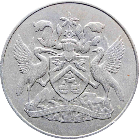 1966 50 Cents Trinidad and Tobago Coin Elizabeth II Coins