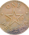1967 1 Pesewa Ghana Coin