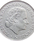 1968 One Gulden Netherlands Juliana Coin
