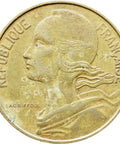 1969 France 10 Centimes Coin Marianne