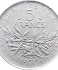 1970 France 5 Francs Coin