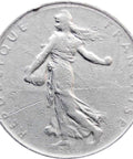 1970 One Franc France Coin