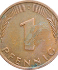1971 1 Pfennig Germany - Federal Republic Coin