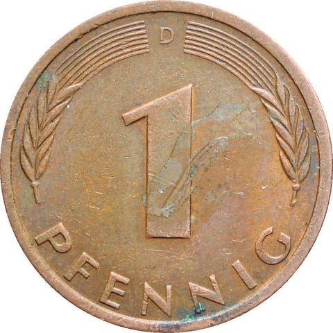 1971 1 Pfennig Germany - Federal Republic Coin