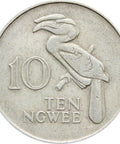 1972 10 Ngwee Zambia Coin
