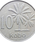 1973 10 Kobo Nigeria Coin