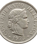 1973 10 Rappen Switzerland Coin