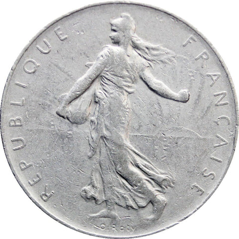 1973 One Franc France Coin