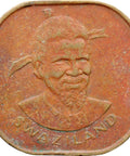 1974 2 Cents Swaziland Coin