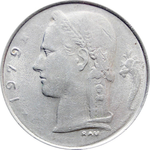 1979 1 Franc Belgium Baudouin I Dutch Text Coin
