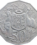 1979 50 Cents Australia Elizabeth II Coin 2nd portrait Dodecagonal type Australian Coins Numismatic Collectible Old Money