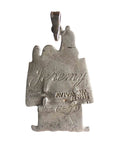 1979 Silver Aviva Snoopy Pendant Vintage