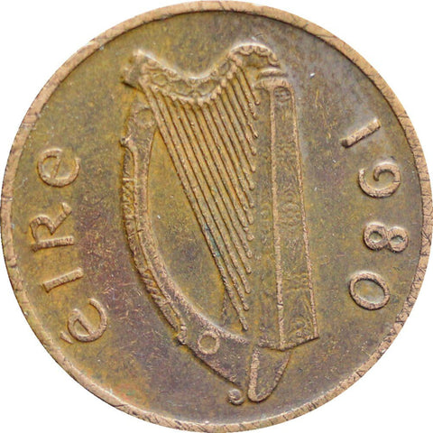 1980 1 Pingin Ireland Coin