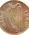 1980 1 Pingin Ireland Coin