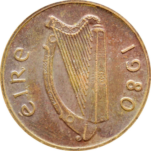 1980 1 Pingin Ireland Coin