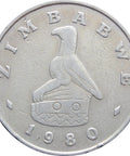 1980 Dollar Zimbabwe Coin