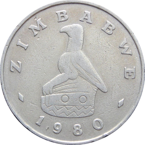 1980 Dollar Zimbabwe Coin