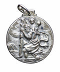 1980' St Christopher Vintage Religious Medallion Italy
