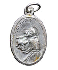 1980' Vintage St Anthony and St Francis Religious Medallion