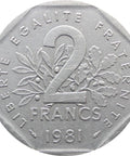 1981 2 Francs France Coin