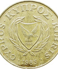 1983 10 Cent Cyprus Coin