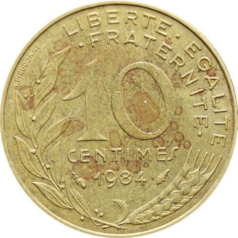 1984 10 Centimes France Coin Marianne