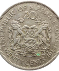 1984 Sierra Leone 20 Cents Coin Dr. Siaka Stevens