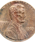 1985 United States Lincoln Memorial One Cent