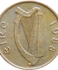 1988 1 Pingin Ireland Coin