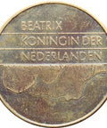 1988 5 Gulden Netherlands Coin Beatrix