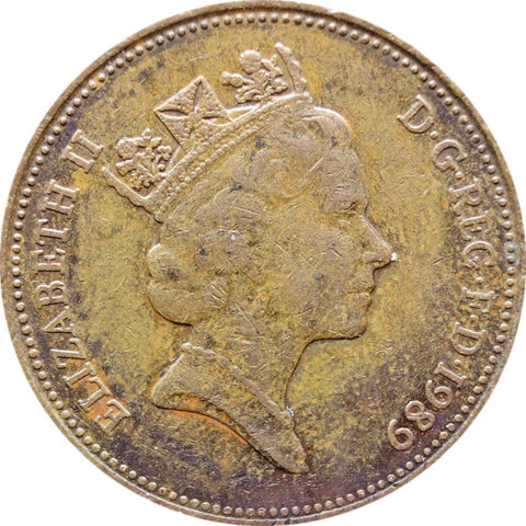 1989 Two Pence Elizabeth II Coin United Kingdom 3rd portrait