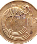 1990 1 Pingin Ireland Coin