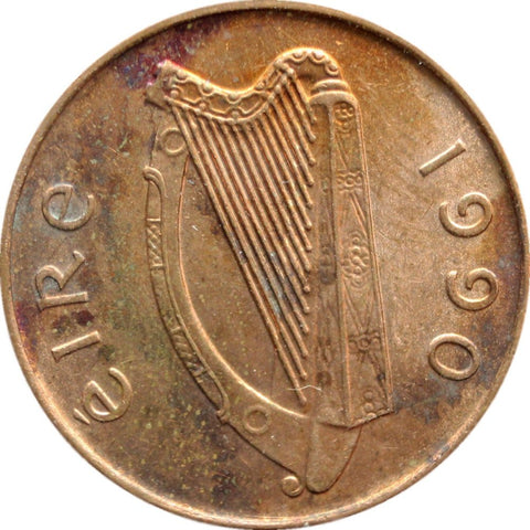 1990 1 Pingin Ireland Coin