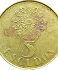 1990 Portugal 5 Escudos Coin