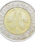1991 100 Cedis Ghana Coin