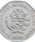 1991 50 Centimos Peru Coin