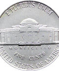 1991 D United States 5 Cents Coin Jefferson Nickel 1st portrait