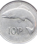 1993 10 Pingin Ireland Coin (small type)