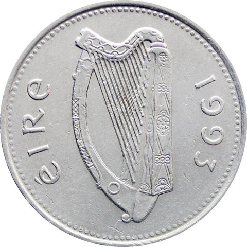1993 10 Pingin Ireland Coin (small type)