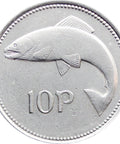 1993 10 Pingin Ireland Coin (small type)