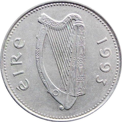 1993 10 Pingin Ireland Coin (small type)
