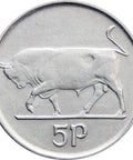 1993 Ireland 5 Pingin Coin (small type)