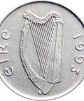 1993 Ireland 5 Pingin Coin (small type)